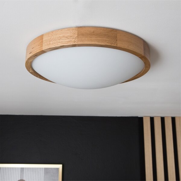 Brilagi-LED RGBW Stmív. strop. sv. CARVALHO SLIM 2xE27/9W/230V Wi-Fi dub pr. 37