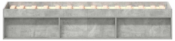 Rám postele betonově šedý 100 x 200 cm 3203834