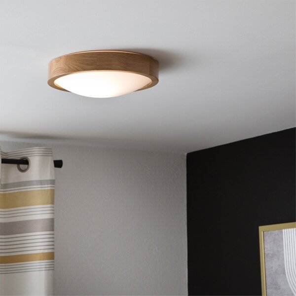 Brilagi-LED RGBW Stmív. strop. sv. CARVALHO SLIM 1xE27/9W/230V Wi-Fi dub pr. 27