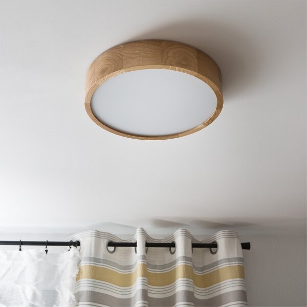 Brilagi - LED RGBW Stmív. strop. sv. CARVALHO 2xE27/9W/230V Wi-Fi dub pr. 37,5