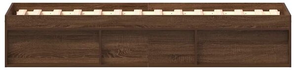 Rám postele hnědý dub 75 x 190 cm Small Single 3203851
