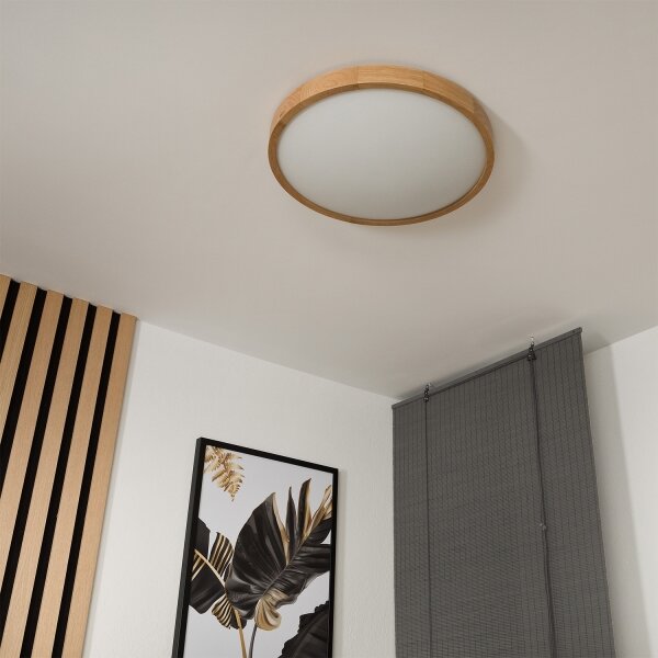 Brilagi-LED RGBW Stmív. strop. sv. CARVALHO SLIM 3xE27/9W/230V Wi-Fi dub pr. 47
