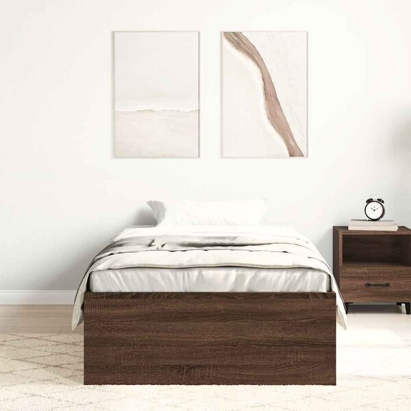 Rám postele hnědý dub 75 x 190 cm Small Single 3203851