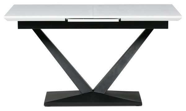 Vikio Stůl jídelní 140-180x85 bílá deska AJS148B