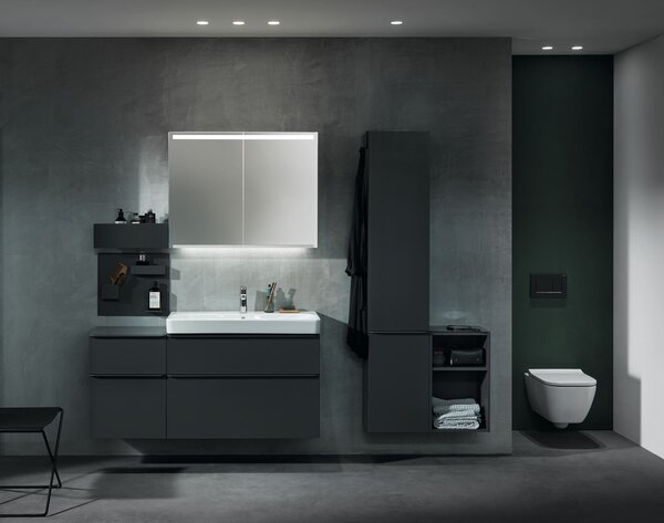 Geberit Smyle Square záchodová mísa závěsná bez splachovacího kruhu bílá 500.208.01.8