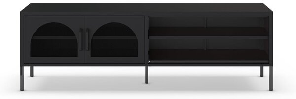 Černý TV stolek 160x50 cm Diora – Marckeric