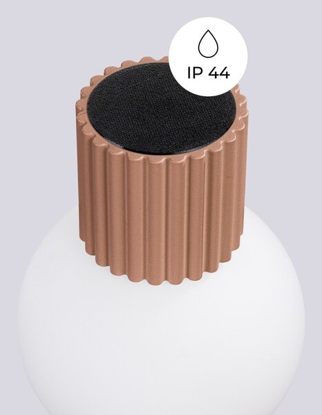 Světle hnědé nástěnné svítidlo ø 12 cm Orbital – Sollux