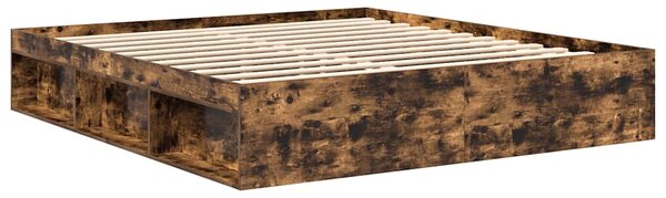 Rám postele kouřový dub 180 x 200 cm Super King Size 3203884