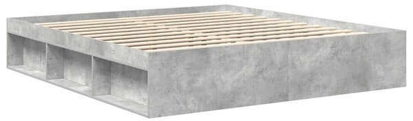 Rám postele betonově šedý 200 x 200 cm 3203890