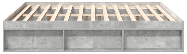 Rám postele betonově šedý 200 x 200 cm 3203890