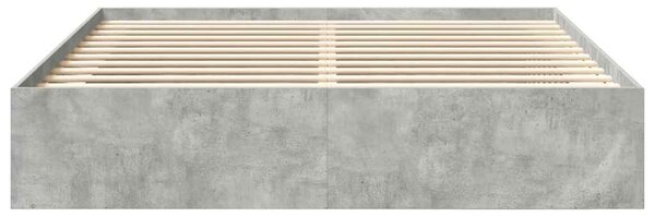Rám postele betonově šedý 200 x 200 cm 3203890