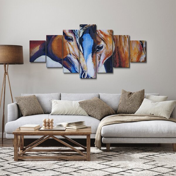 Obraz - Zamilovaní koně (210x100 cm)