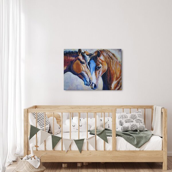 Obraz - Zamilovaní koně (70x50 cm)
