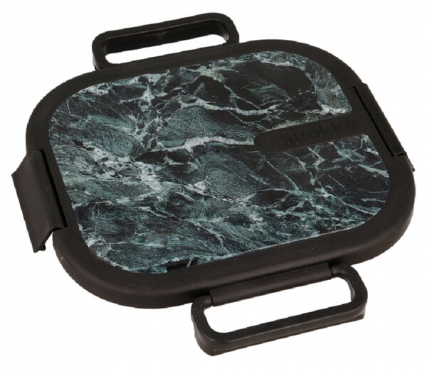 Quokka Nerezový Lunch box, 1l, Quokka, black marble