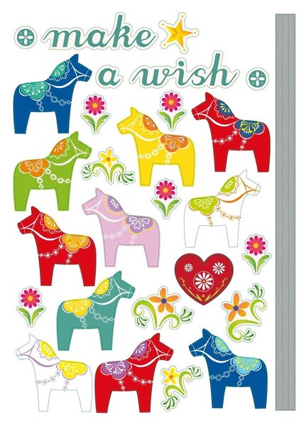 Samolepka Fanastick Small Colorful Horses