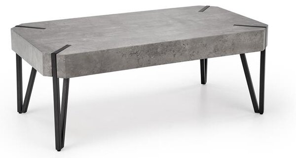 Konferenční stolek Emilia (beton + černá)