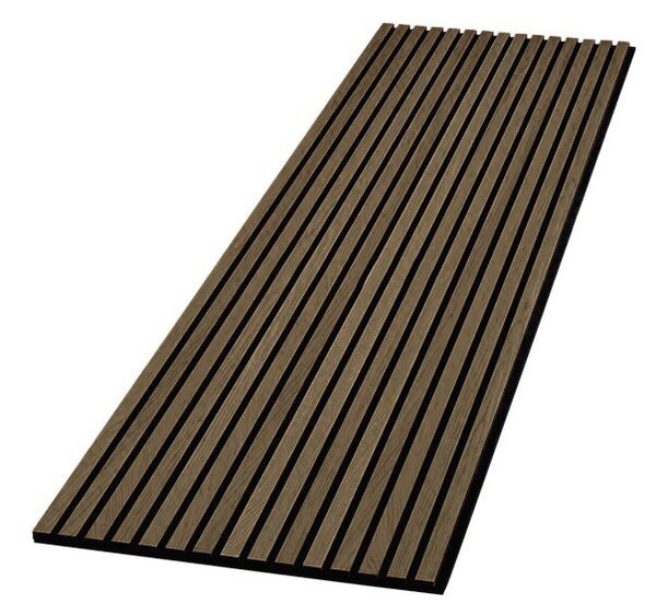 Akustický panel s dřevěnou dýhou - dekor ořech tmavý | 260 x 60,5 cm | AK005_LONG | .cz