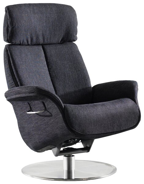 RELAXAČNÍ KŘESLO, textil, černá Welnova - Relaxační křesla