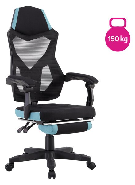 Kancelářské křeslo Jarak 884H-L036 (černá + neo mint)