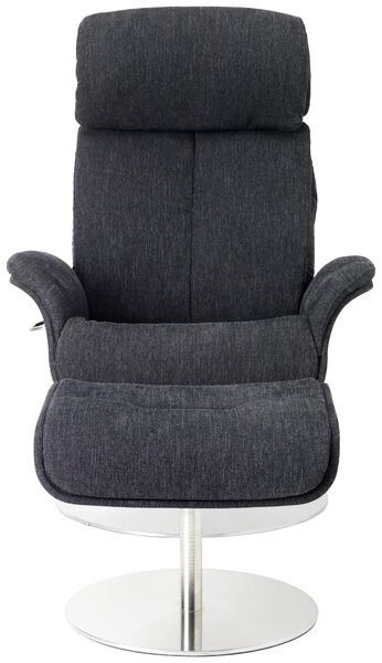 RELAXAČNÍ KŘESLO, textil, černá Welnova - Relaxační křesla