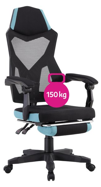 Kancelářské křeslo Jarak 884H-L036 (černá + neo mint)