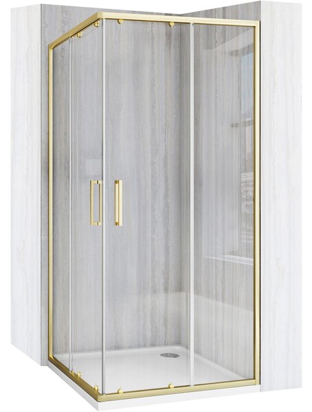 Sprchový kout REA City 80x80 Gold Brush