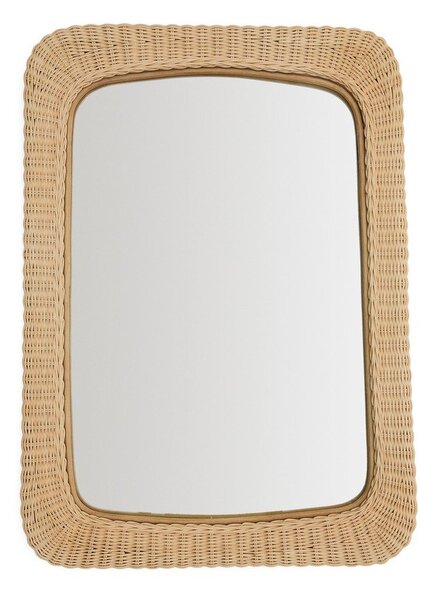 Nástěnné zrcadlo s ratanovým rámem 58x79 cm Zilna – Kave Home