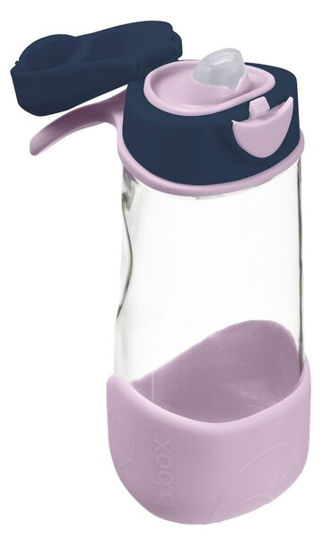 Sportovní láhev na pití, 600ml, b.box, indigo/růžová