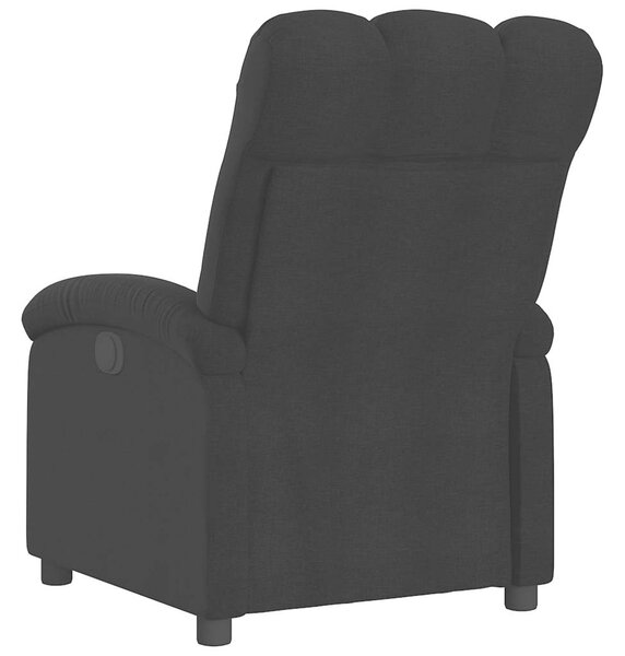 Elektrické polohovací křeslo černé textil 3204070