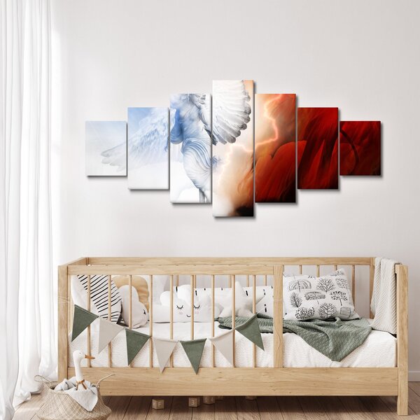Obraz - Dobro a zlo (210x100 cm)