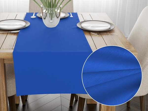 Biante Bavlněný běhoun na stůl Moni MOD-503 Modrý 20x120 cm