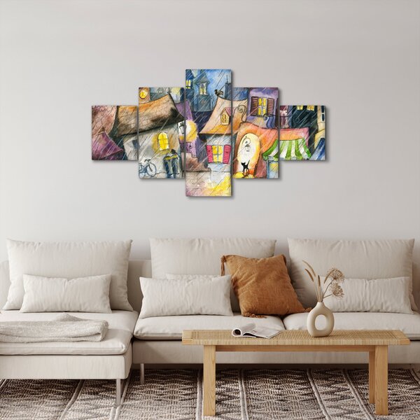 Obraz - Deštivý večer (125x70 cm)