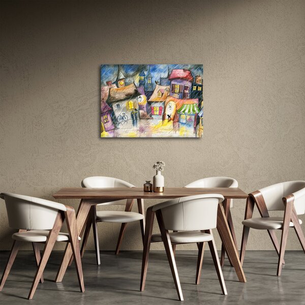 Obraz - Deštivý večer (70x50 cm)