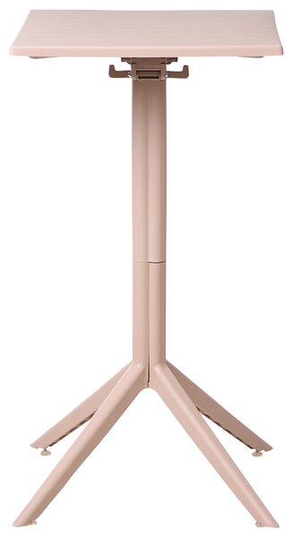 Zahradní barový stůl LEMNOS 60 cm 60 cm Béžová