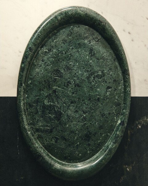 Mramorový dekorační tác 28x43 cm Lenorel – Kave Home