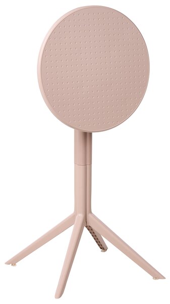 Zahradní barový stůl LEGRENA 60 cm 60 cm Béžová