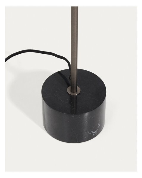 Černá stojací lampa (výška 121 cm) Lynor – Kave Home