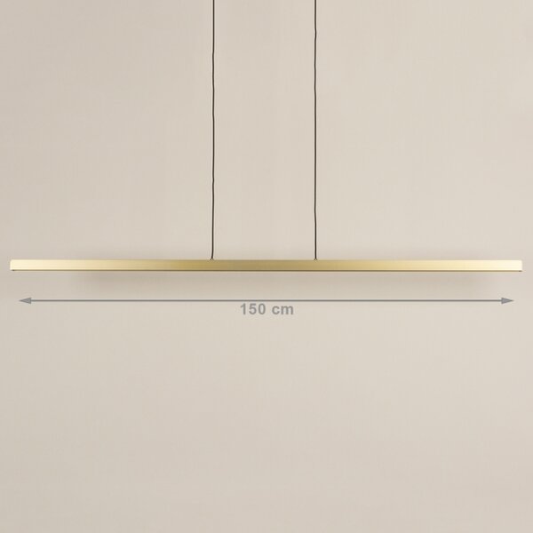 Závěsné designové LED svítidlo nad stůl Corciano O Gold (LMD)