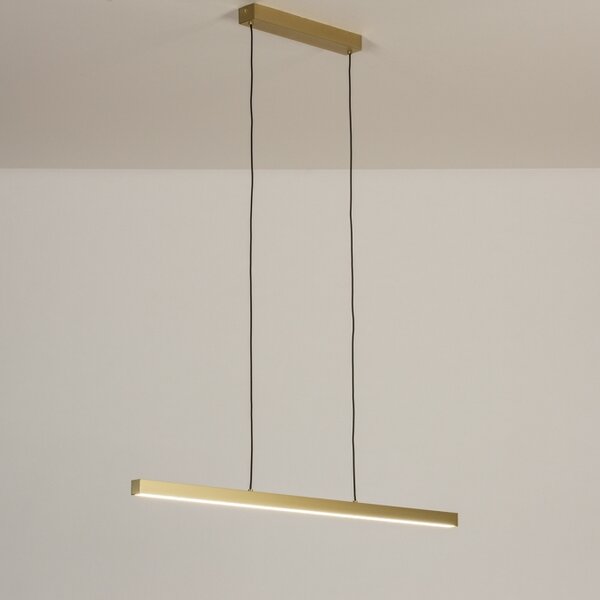 Závěsné designové LED svítidlo nad stůl Corciano Gold (LMD)