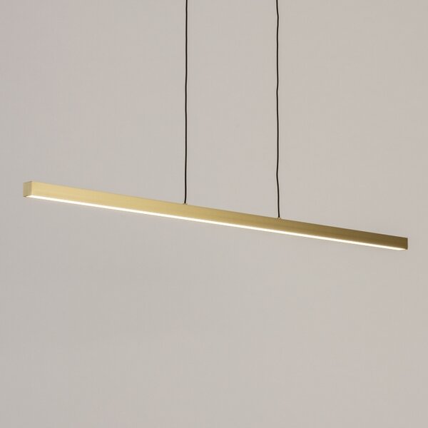 Závěsné designové LED svítidlo nad stůl Corciano L Gold (LMD)