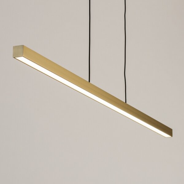 Závěsné designové LED svítidlo nad stůl Corciano L Gold (LMD)