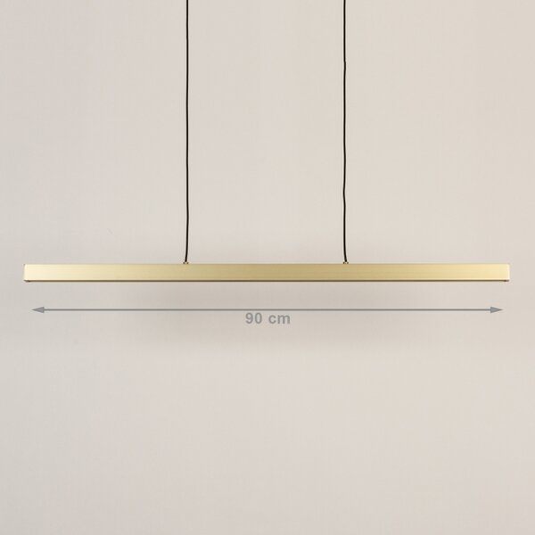 Závěsné designové LED svítidlo nad stůl Corciano Gold (LMD)