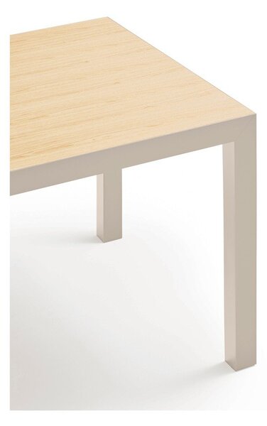 Jídelní stůl s deskou z dubového dřeva 75x180 cm Alma – Teulat