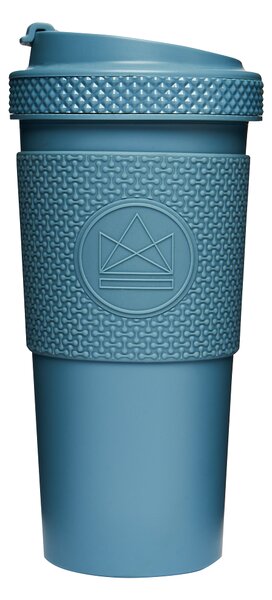 Nepropustný termohrnek, 600ml, Neon Kactus, modrý