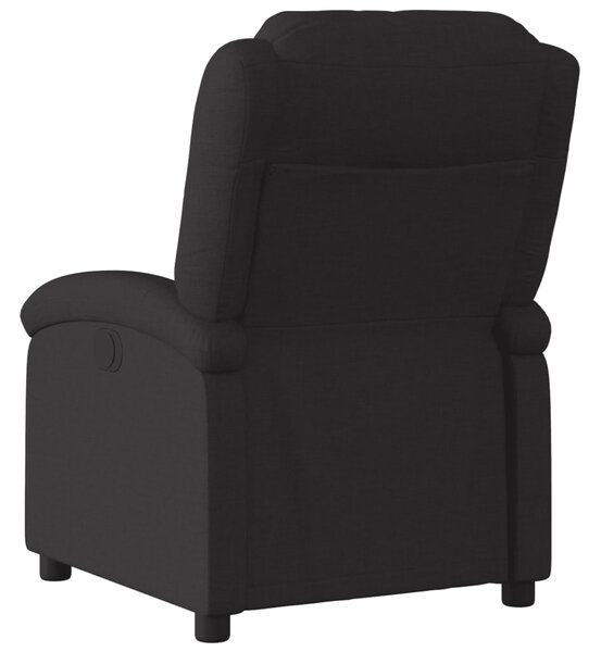 Elektrické polohovací křeslo černé textil 3204142