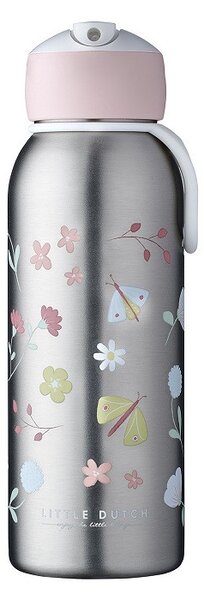 Dětská nerezová lahev, 350ml, Mepal, květiny