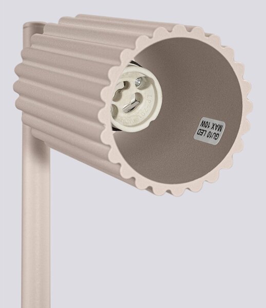 Taupe kovová stolní lampa (výška 43 cm) Gleam – Sollux
