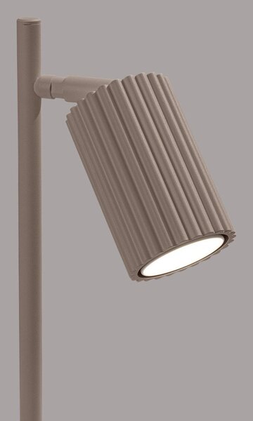Taupe kovová stolní lampa (výška 43 cm) Gleam – Sollux