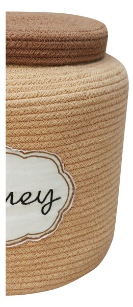 Světle hnědý látkový dětský koš na hračky ø 28x27 cm Honey Pot – Lorena Canals