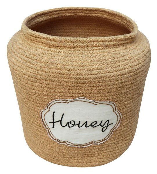 Světle hnědý látkový dětský koš na hračky ø 28x27 cm Honey Pot – Lorena Canals